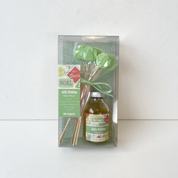 Pier 1 Imports Reed Diffuser Jolly Holiday Christmas Fragrance, 0.95 fl oz New - Picture 3 of 3